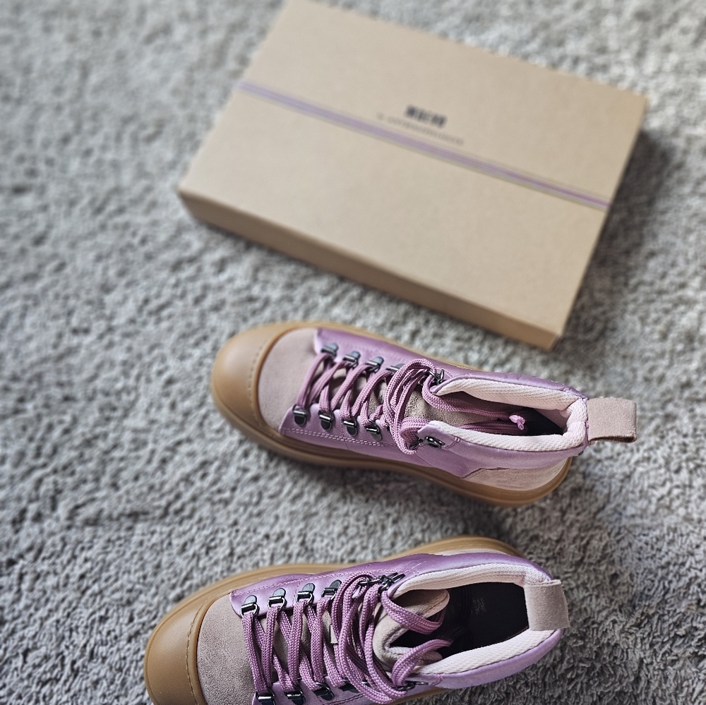 Mauve Hiker Boots - Picture 7 of 11